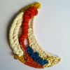 "Blood Moon" Woven Wall Hanging | Tapestry in Wall Hangings by Aurore Knight Art. Item composed of cotton and fiber in contemporary or eclectic & maximalism style