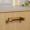 Cachemire Toilet paper holder | Toiletry in Storage by Ylisse. Item composed of birch wood and steel in minimalism or mid century modern style