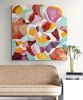 Frappè at the beach bar | Oil And Acrylic Painting in Paintings by Cristina Dalla Valentina. Item composed of canvas in contemporary style