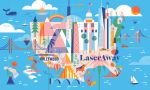 LaserAway Clinic Murals — Multi-Location Installation | Digital Art in Art & Wall Decor by Kirsten Ulve | LaserAway Hoboken in Hoboken. Item works with mid century modern & contemporary style