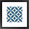 Framed Poster - Art Print 4x4 Folha Oliveira - Azul | Prints by Alzuleycha. Item made of paper compatible with mediterranean style