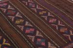 Vintage Persian Soumak Kilim, Rich Ground with Jewel Tone | Area Rug in Rugs by Rug and Kilim