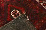 Vintage Green and Red Persian Geometric Wool Rug | Area Rug in Rugs by Rug and Kilim