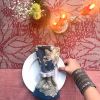 Rose Gold Napkins | Set of 4 | Linens & Bedding by ichcha. Item composed of cotton compatible with boho and modern style