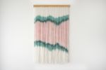 Hand dyed wall hanging | Wall Hangings by WOOL + ROPE. Item composed of oak wood & wool
