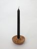 Candle Dish | Candle Holder in Decorative Objects by Fuugs. Item composed of oak wood in mid century modern or contemporary style