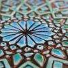 12 large ceramic turquoise tiles handmade in Spain. | Tiles by GVEGA. Item made of ceramic works with boho & mediterranean style