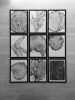 Set of 9 Tree Ring Prints | Prints by Erik Linton. Item made of paper