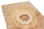 Rug & Kilim's Aubusson Inspired Floral Cream and Gold Wool | Area Rug in Rugs by Rug and Kilim
