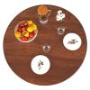 Mid Century Round Dining Table , Walnut Wood Dining Table | Tables by OzzWoodArt. Item made of walnut works with mid century modern style