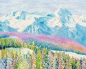 Candy Land | Oil And Acrylic Painting in Paintings by Kate Wilson Fine Art. Item composed of canvas & synthetic compatible with contemporary and modern style