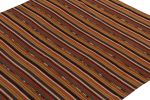 1950s Vintage Turkish Kilim rug in Multicolor Stripes | Area Rug in Rugs by Rug and Kilim