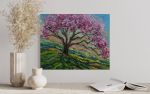 Original Cherry Blossom Painting on Canvas | Paintings by Emily Newman Fine Art