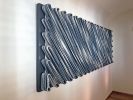 Winding Warp II | Wall Sculpture in Wall Hangings by Liz Robb | Blackberry Farm in Walland. Item composed of wood and cotton