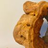 Sandalwood & Lightning-Struck Wood Sculptural Altar of Time | Sculptures by Loom&Drift. Item composed of wood in minimalism or mid century modern style