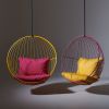 Half Circle Stand with Bubble at WMC Fair | Swing Chair in Chairs by Studio Stirling. Item made of steel works with minimalism & contemporary style