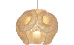 Modern Fabric Pendant Plain Light Anemone by Studio Mirei | Pendants by Costantini Design. Item made of fabric