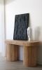 Archeology II | Wall Sculpture in Wall Hangings by Blank Space Studios. Item composed of oak wood & stone compatible with contemporary and industrial style