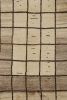Vintage Qashqai Persian Gabbeh Runner in Beige-Brown Grid | Area Rug in Rugs by Rug and Kilim