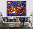 Abstract Jazz Canvas Art Print by Leon Zernitsky | Prints in Paintings by Leon Zernitsky Art. Item compatible with contemporary style