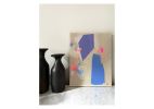 View from the Balcony | Oil And Acrylic Painting in Paintings by Nicole Simms. Item made of canvas with synthetic works with minimalism & contemporary style