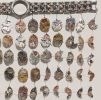 Watchband Tapestry - Metallic Hues | Wall Sculpture in Wall Hangings by Rachel Leibman. Item made of metal with synthetic
