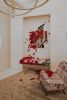 Myconos Red | Mixed Media by Tina Psoinos art + photography. Item made of canvas