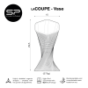 Modern Vase "LA COUPE" made of Bio Resin, Germany | Vases & Vessels by Studio Plönzke. Item compatible with minimalism and contemporary style