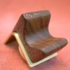 Candleseat | Candle Holder in Decorative Objects by Made Cozy. Item made of walnut with brass works with mid century modern & contemporary style
