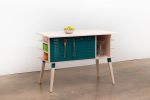 Riff Raff Kitchen Island | Cabinet in Storage by Wake the Tree Furniture Co. Item composed of wood & metal compatible with minimalism and mid century modern style
