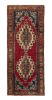 Vintage Konya Geometric Beige Brown and Red Wool Runner | Area Rug in Rugs by Rug and Kilim