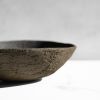 Fluted Centerpiece Bowl in Earthen Brown Concrete | Decorative Bowl in Decorative Objects by Carolyn Powers Designs. Item composed of concrete in minimalism or contemporary style