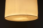 Porcelain Pendant Large with closed or opened bottom | Pendants by Bergontwerp. Item composed of fabric and ceramic