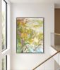 Abstract Nature Painting Prosperity by Dorothy Fagan | Mixed Media in Paintings by Dorothy Fagan Fine Arts. Item made of canvas compatible with mid century modern and contemporary style