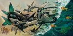 "Procession" | Oil And Acrylic Painting in Paintings by Greg "CRAOLA" Simkins. Item made of canvas & synthetic