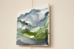 Mountainscape No. 10 : Original Watercolor Painting | Paintings by Elizabeth Becker. Item made of canvas works with minimalism & contemporary style
