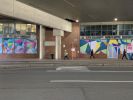 Building Wrap and Decals | Street Murals by Allison Tanenhaus | Bulfinch Crossing in Boston. Item composed of synthetic