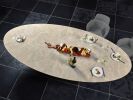 Papillon dining table - Emperador Light Poco Vecchio marble | Tables by HAVANI