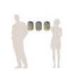 Wall Art Plates Installation: Window Seat | Wall Sculpture in Wall Hangings by Studio DeSimoneWayland. Item composed of canvas and ceramic in boho or contemporary style