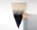 Zen - Shaggy Wall Art - Tapestry Wall Hanging | Wall Hangings by Lale Studio & Shop. Item made of bamboo with fabric works with minimalism & contemporary style
