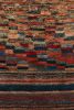 Vintage Gabbeh Tribal Rug in Polychromatic Abstract Pattern | Area Rug in Rugs by Rug and Kilim