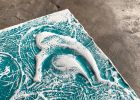 Birth of Form: Ocean Version (SOLD) | Oil And Acrylic Painting in Paintings by Alessia Lu. Item made of canvas works with contemporary & coastal style