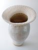 Ceramic and Woven Cotton Decorative Vessel | Vase in Vases & Vessels by Karen Gayle Tinney. Item composed of cotton & ceramic compatible with contemporary and coastal style