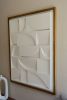 No. 102 Japandi Plaster Wall Relief - Scandinavian Decor | Wall Sculpture in Wall Hangings by Joseph A
