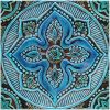Outdoor wall art installation (6 large tiles) | Tiles by GVEGA. Item composed of marble in boho or mediterranean style