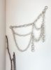 Ceramic chain wall sculpture | Wall Hangings by Asmaa Aman Tran. Item made of ceramic compatible with boho and minimalism style