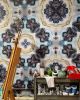 Paradigm wallpaper | Wall Treatments by Amanda M Moody | Burton James in City of Industry. Item composed of paper in mid century modern or contemporary style