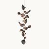 Dune 10 Vertical Cluster in Metallic Tones Pendant Light | Chandeliers by MOSS Objects. Item made of metal works with contemporary & japandi style