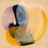Out of the Blue 04 | Oil And Acrylic Painting in Paintings by Claire Desjardins. Item made of wood