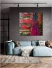 Urban frequencies | Oil And Acrylic Painting in Paintings by Elena Parau. Item made of canvas works with contemporary & country & farmhouse style